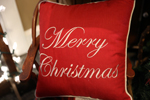 A Merry Christmas pillow