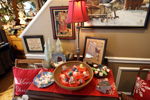 Christmas table display