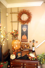 The Corner Pumpkin Display